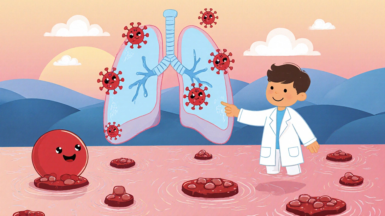 COVID-19 Respiratory Infections: How Blood Thinners Interact and What Side Effects to Watch
