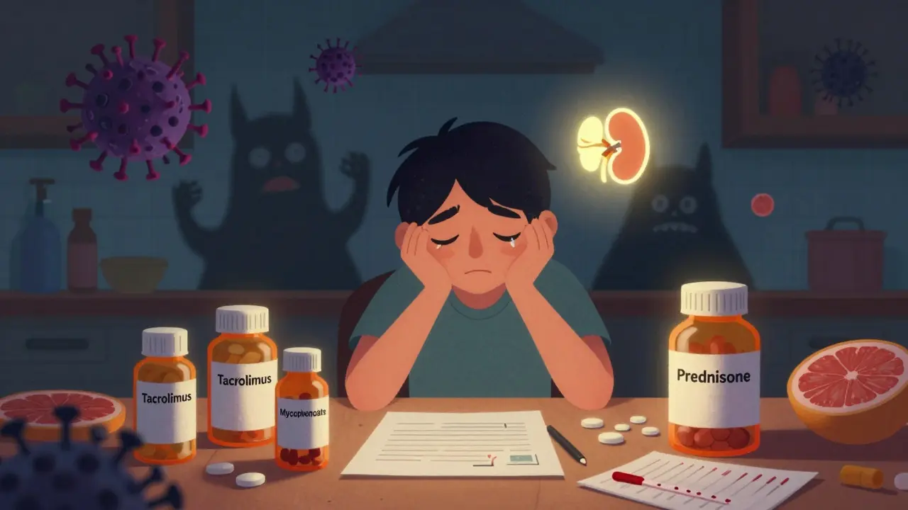 Organ Transplant Recipients: Immunosuppressant Drug Interactions and Side Effects