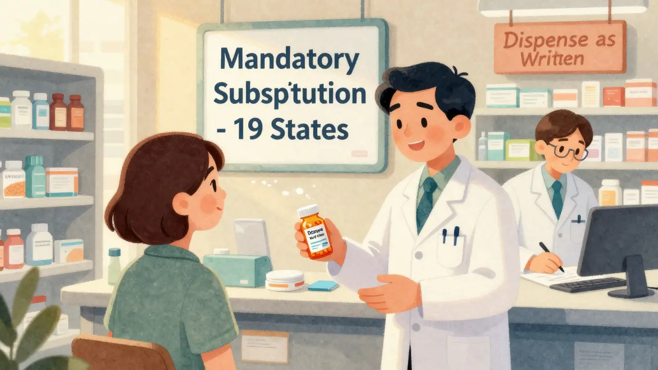 Mandatory vs Permissive Substitution: What State Laws Really Mean for Your Medications
