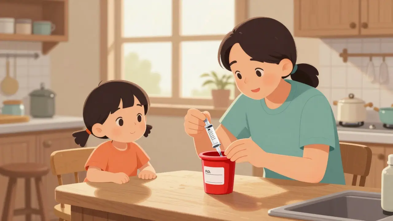 How to Dispose of Sharps and Needles from Injected Medications Safely